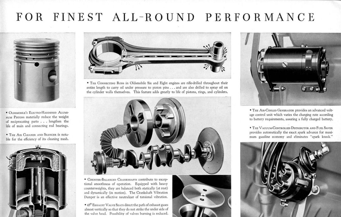 1936 Oldsmobile Motor Cars Brochure Page 10